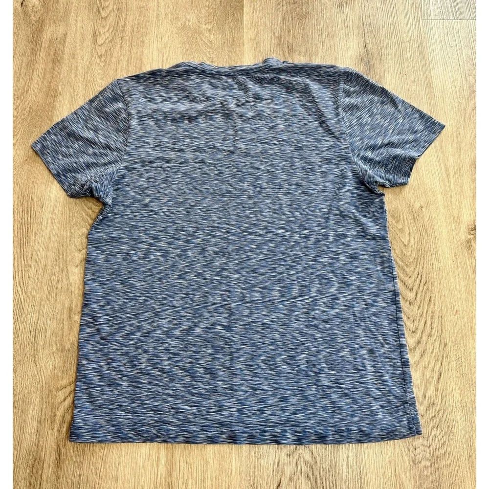 Rhone Essentials Heather‎ Blue T-Shirt Mens Large Athleisure Workout Gym
